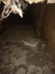 Air duct before cleaning, example 2